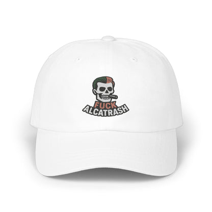 Skull Design with Fuck Alcatrash Text Hat product