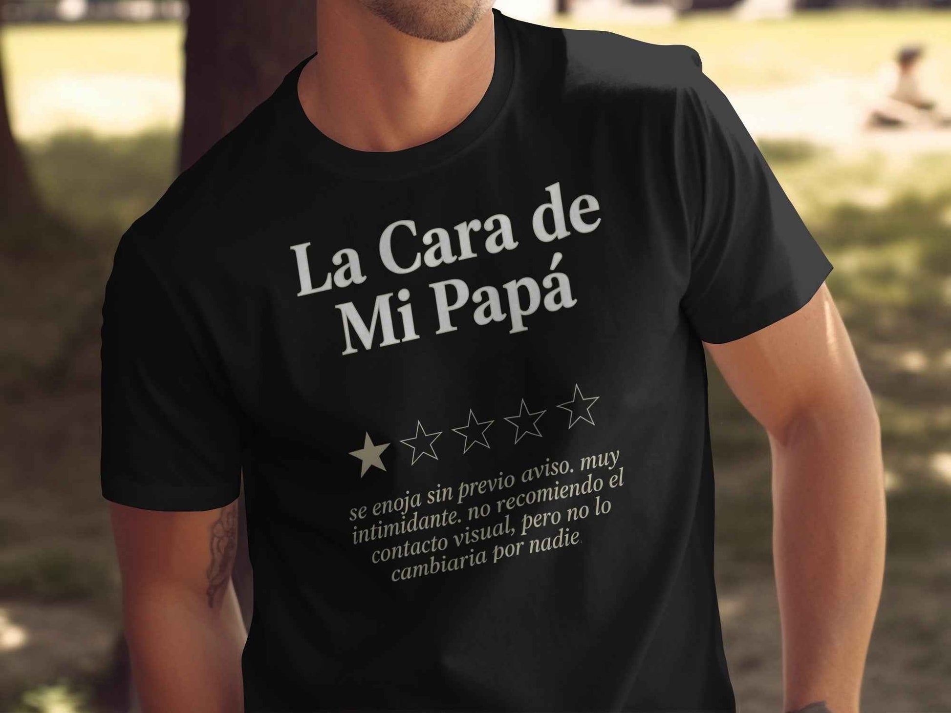 Funny Dad 'La Cara de Mi Papá' T-Shirt The 'La Cara de Mi Papá' Review T-Shirt