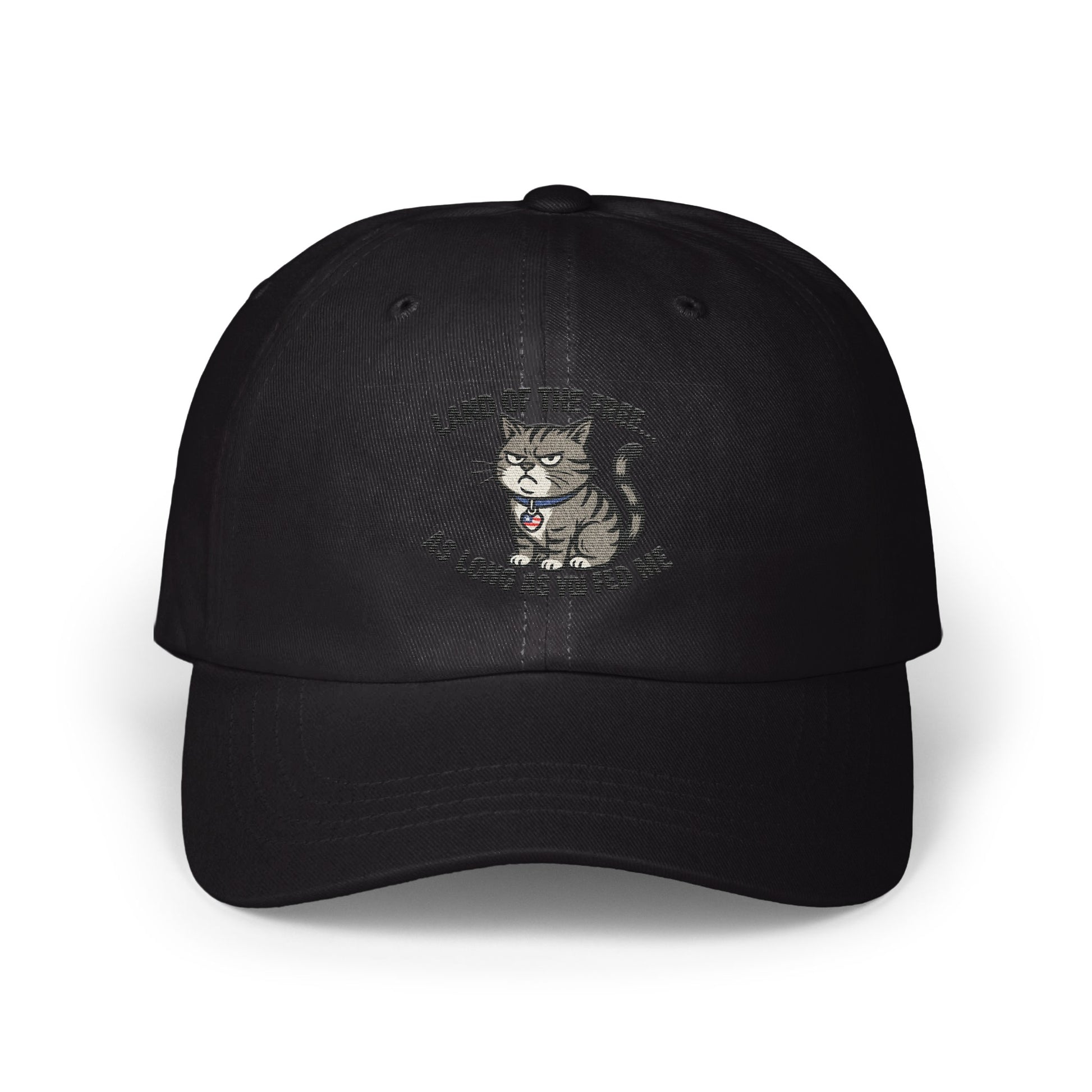 Funny Cat Embroidered Dad Hat Perfect Cat Lover Product