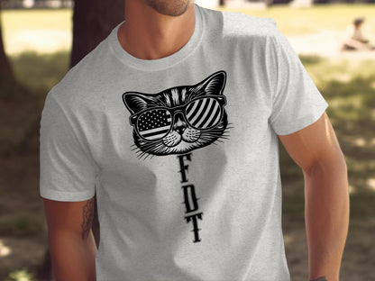 Unique Cat FDT Design Graphic T-Shirt Product Type