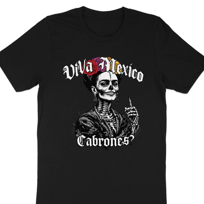 Viva Mexico Cabrones Skeleton Art T-shirt product