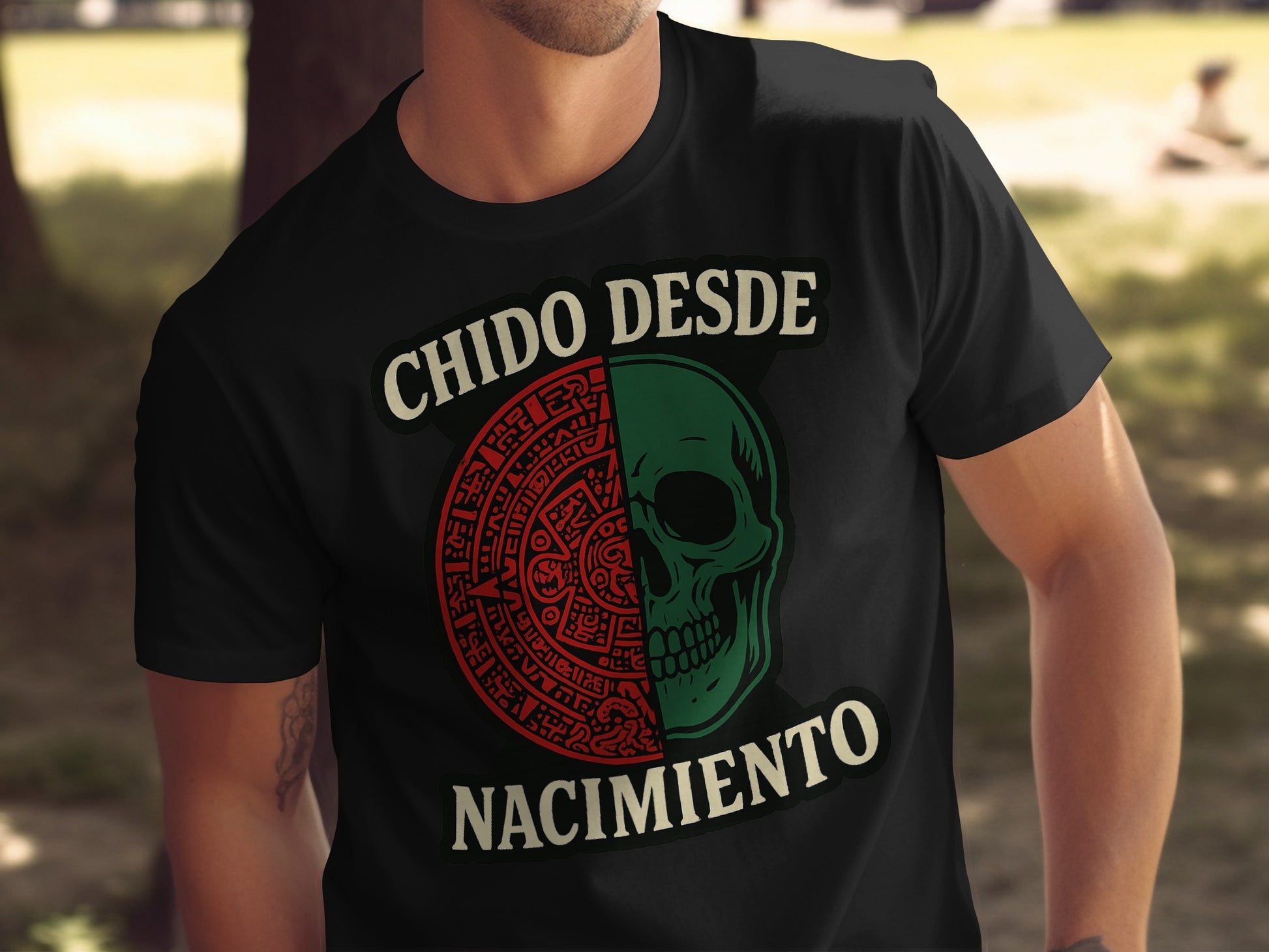 Chido Desde Nacimiento Skull Print Shirt product