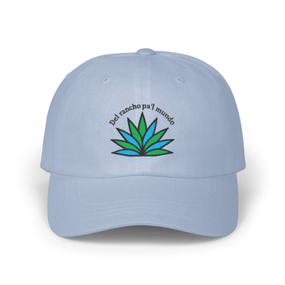 De la rancho pa'l mundo leaf graphic hat product type
