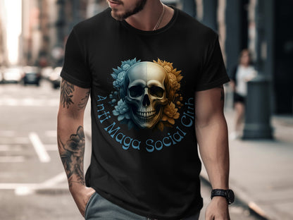 Anti Maga Social Club Skull Design T-Shirt product