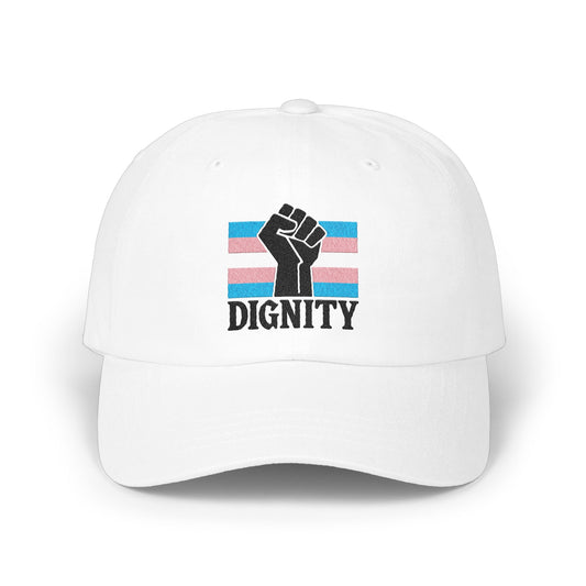 Dignity Fist and Transgender Flag Design Hat product type