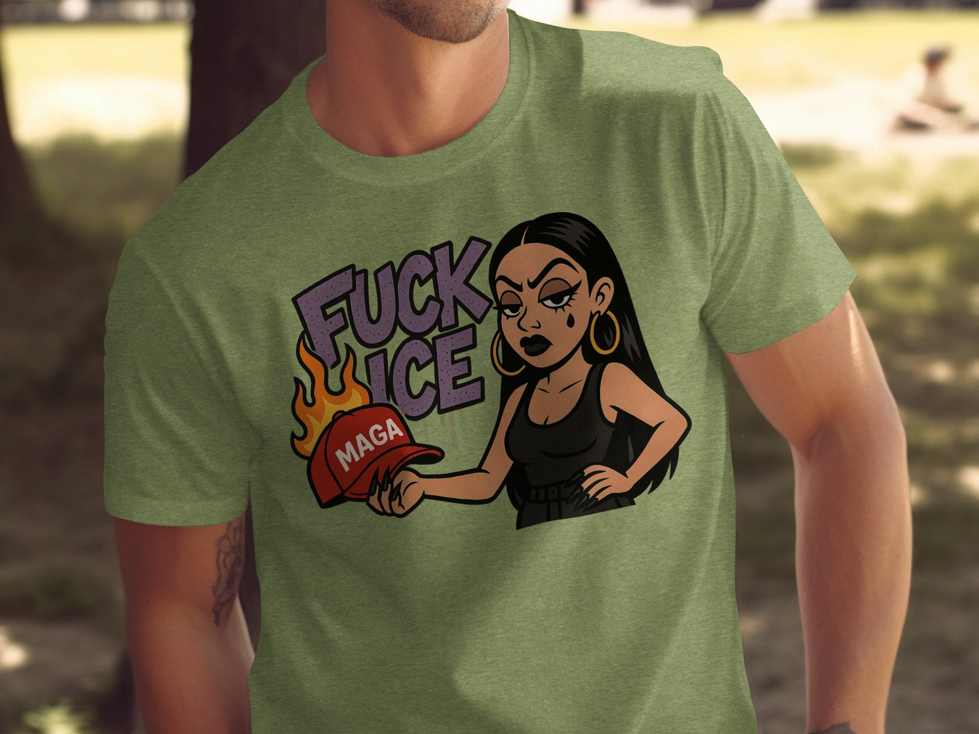 Bold Activist Statement Graphic Tee Shirt product type