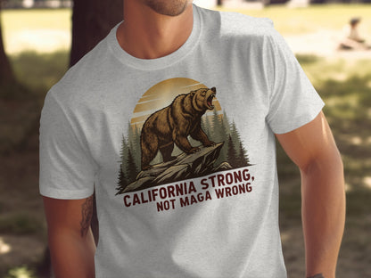 California Strong Not Maga Wrong T-shirt product