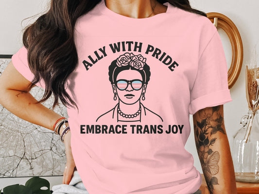 Ally With Pride Embrace Trans Joy T-shirt product type