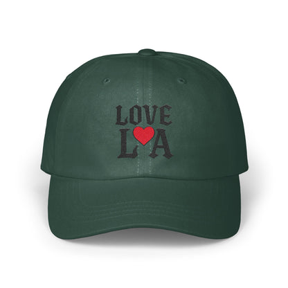 Love LA Heart Design Green Baseball Cap product