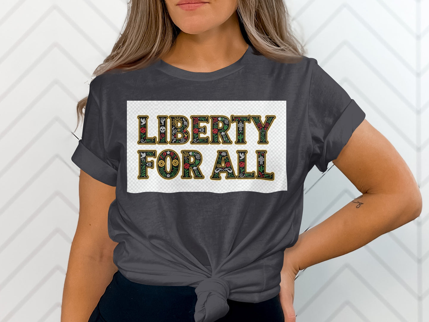 Liberty For All Graphic Printed T-Shirt Product