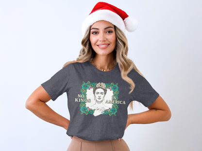 No Kings in America Graphic Tee Holiday Design