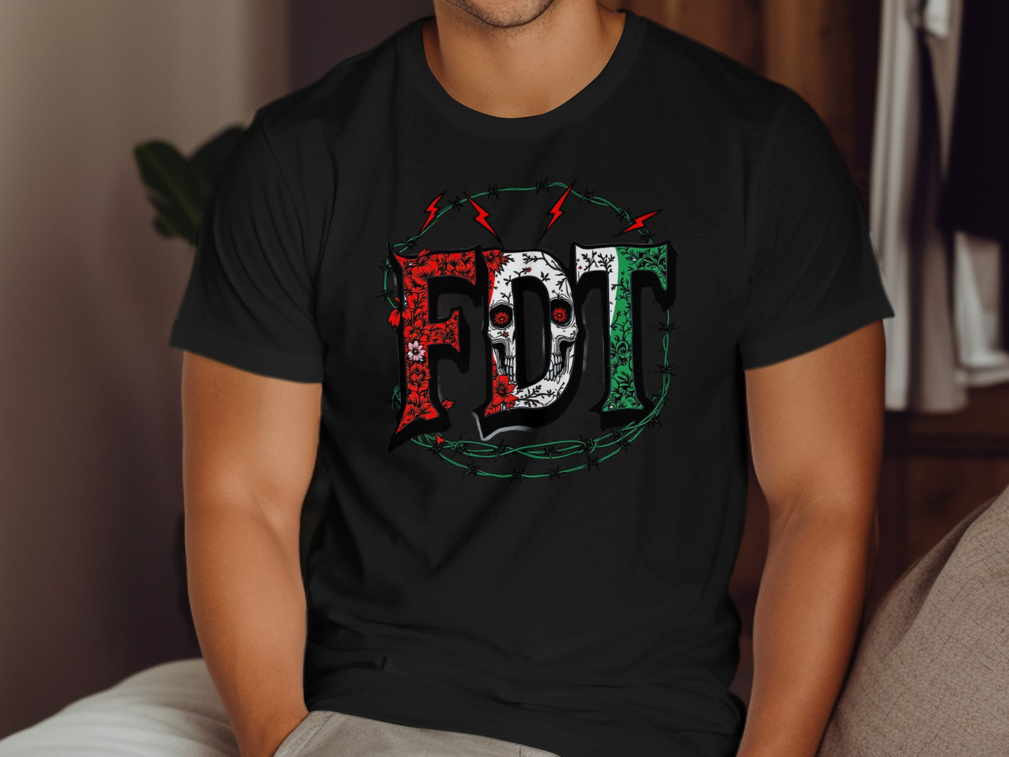 Vibrant Patriotic FDT Graphic Tee Shirt product type