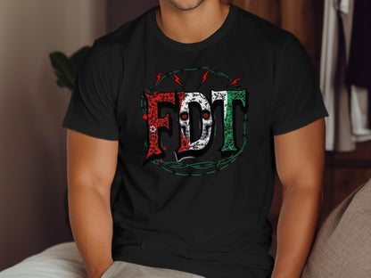 Vibrant Patriotic FDT Graphic Tee Shirt product type