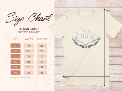 You Belong Graphic T-Shirt Casual Clothing product type