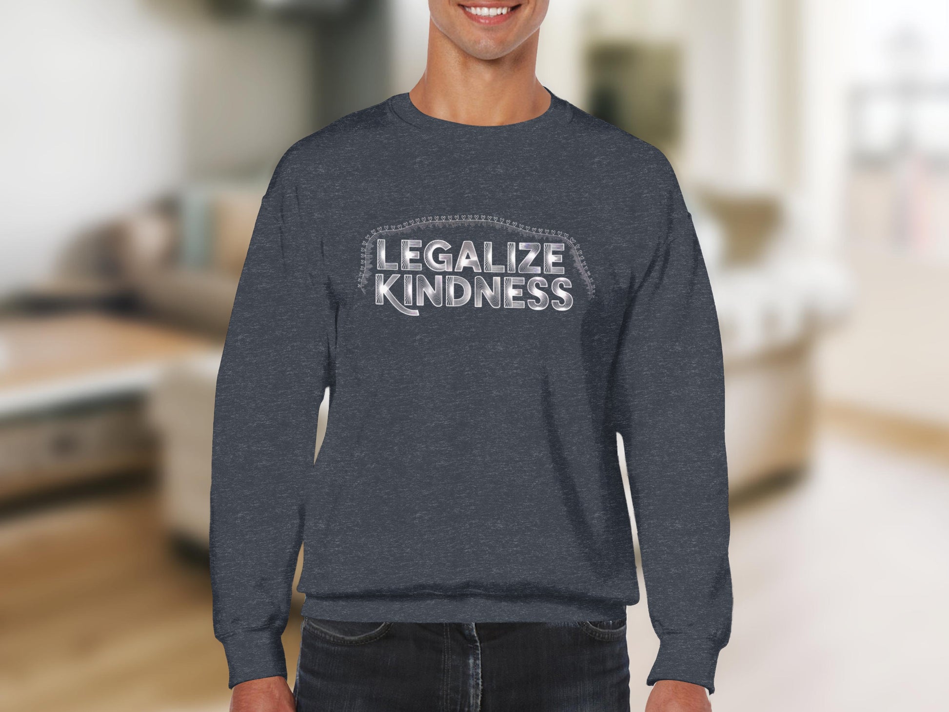 Legalize Kindness Graphic Sweatshirt product