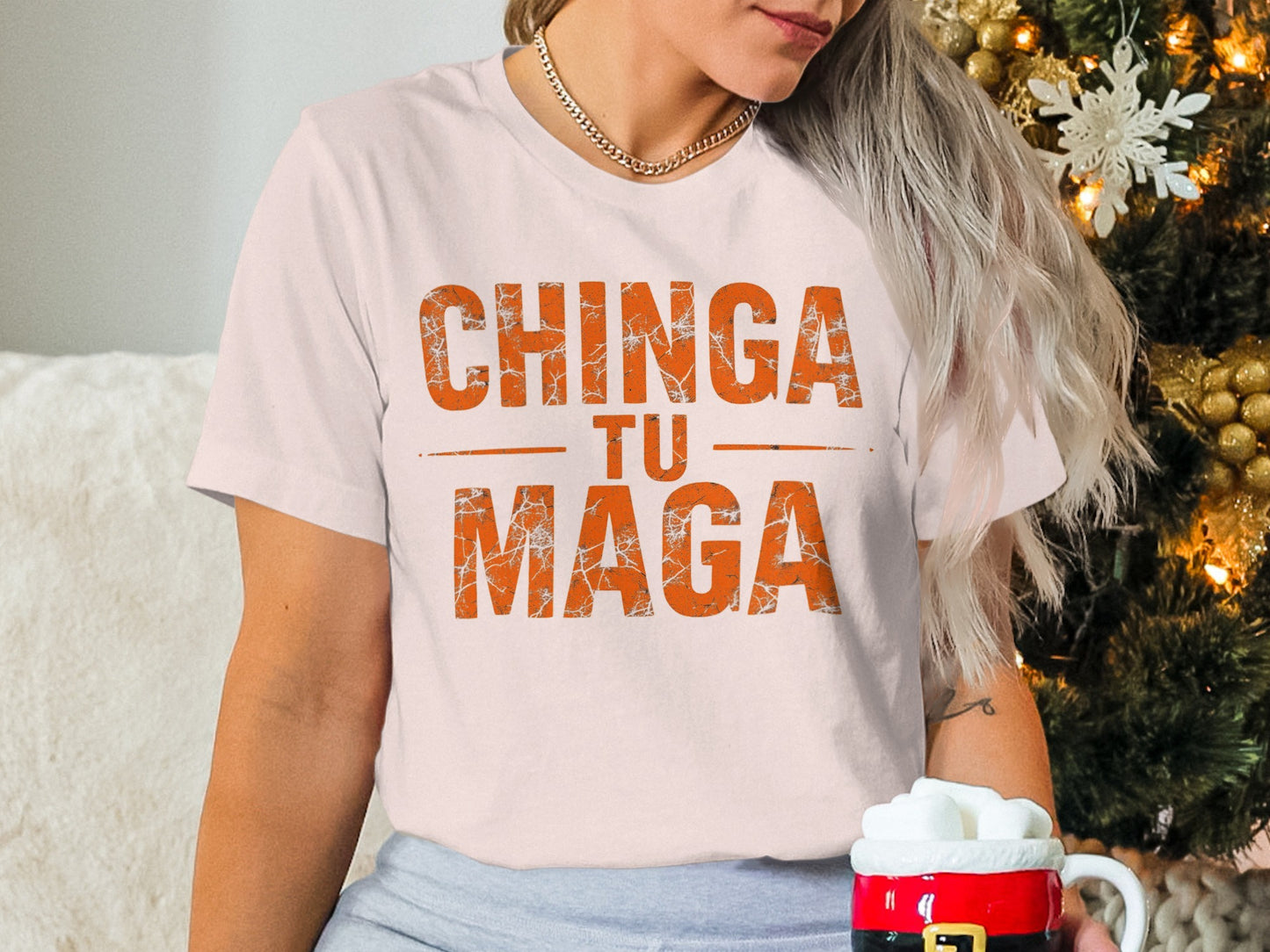 Chinga Tu Maga Graphic Short Sleeve Shirt