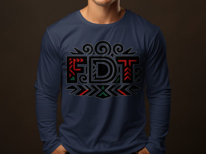 Stylish Graphic FDT Design Long Sleeve Shirt product