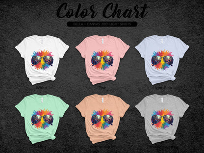 Colorful Sunglasses Graphic Tee in Six Color Options product type
