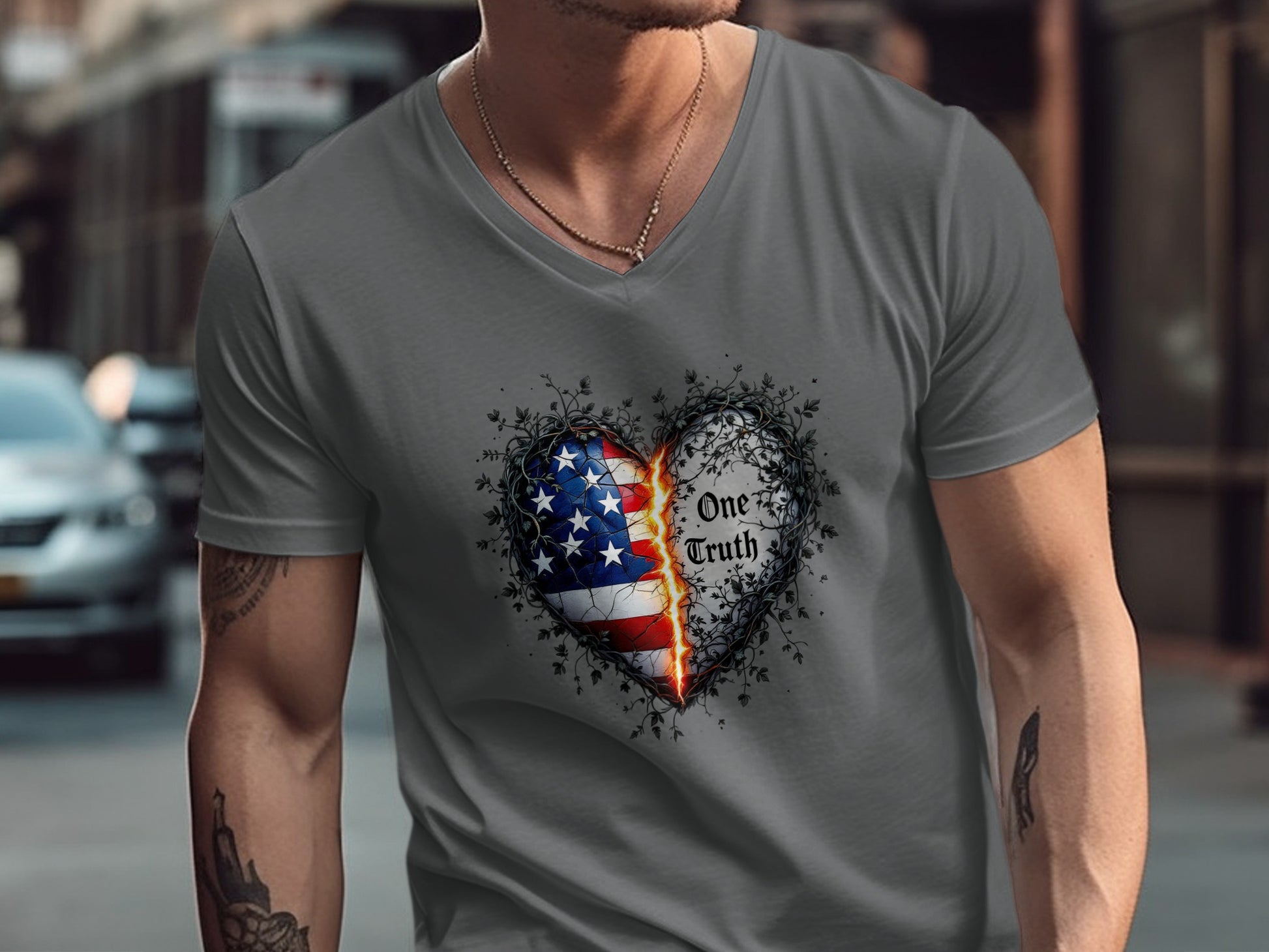 Heart Shaped One Truth Graphic T-Shirt product type