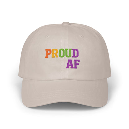 Proud AF Colorful Embroidered Cap Hat product type
