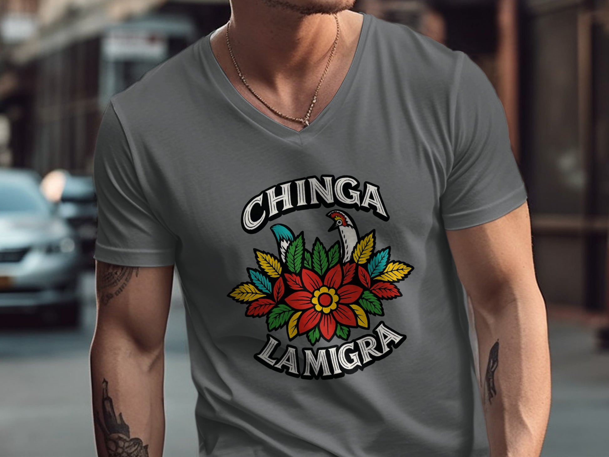 Expressive Statement Graphic Tee Shirt product type