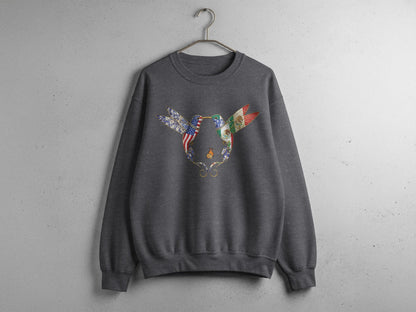 Colorful Bird Graphic Crewneck Sweatshirt Product