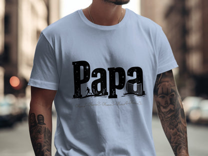 Papa Graphic T-shirt With Trendy Urban Printed Product