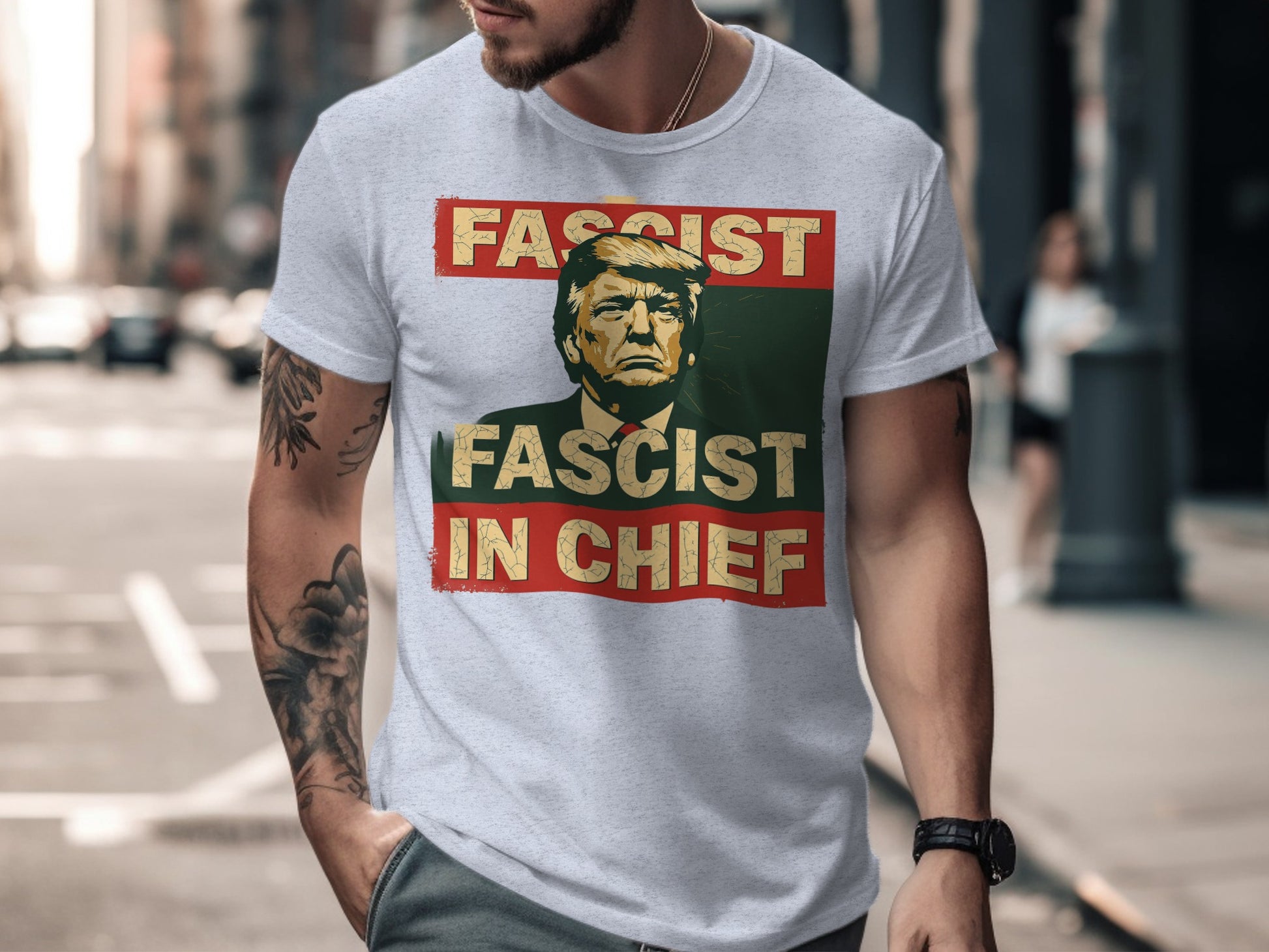 Fascist In Chief Graphic Tee Bold Statement T-Shirt Product