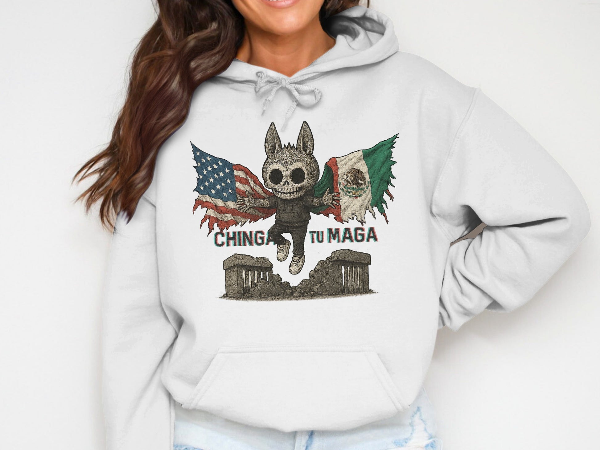 Chinga Tu Maga Graphic Hoodie Unique Apparel Product