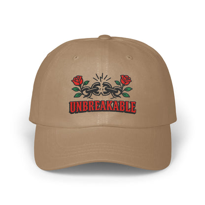 Unbreakable Design with Roses Embroidered Cap product