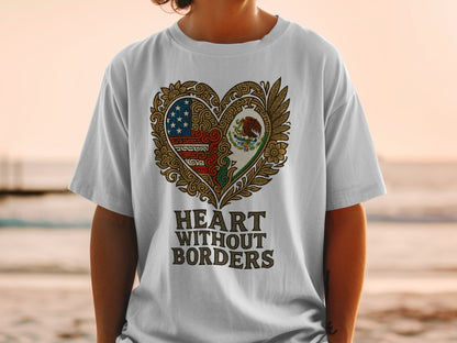Heart Without Borders Graphic T-Shirt for Casual Wear