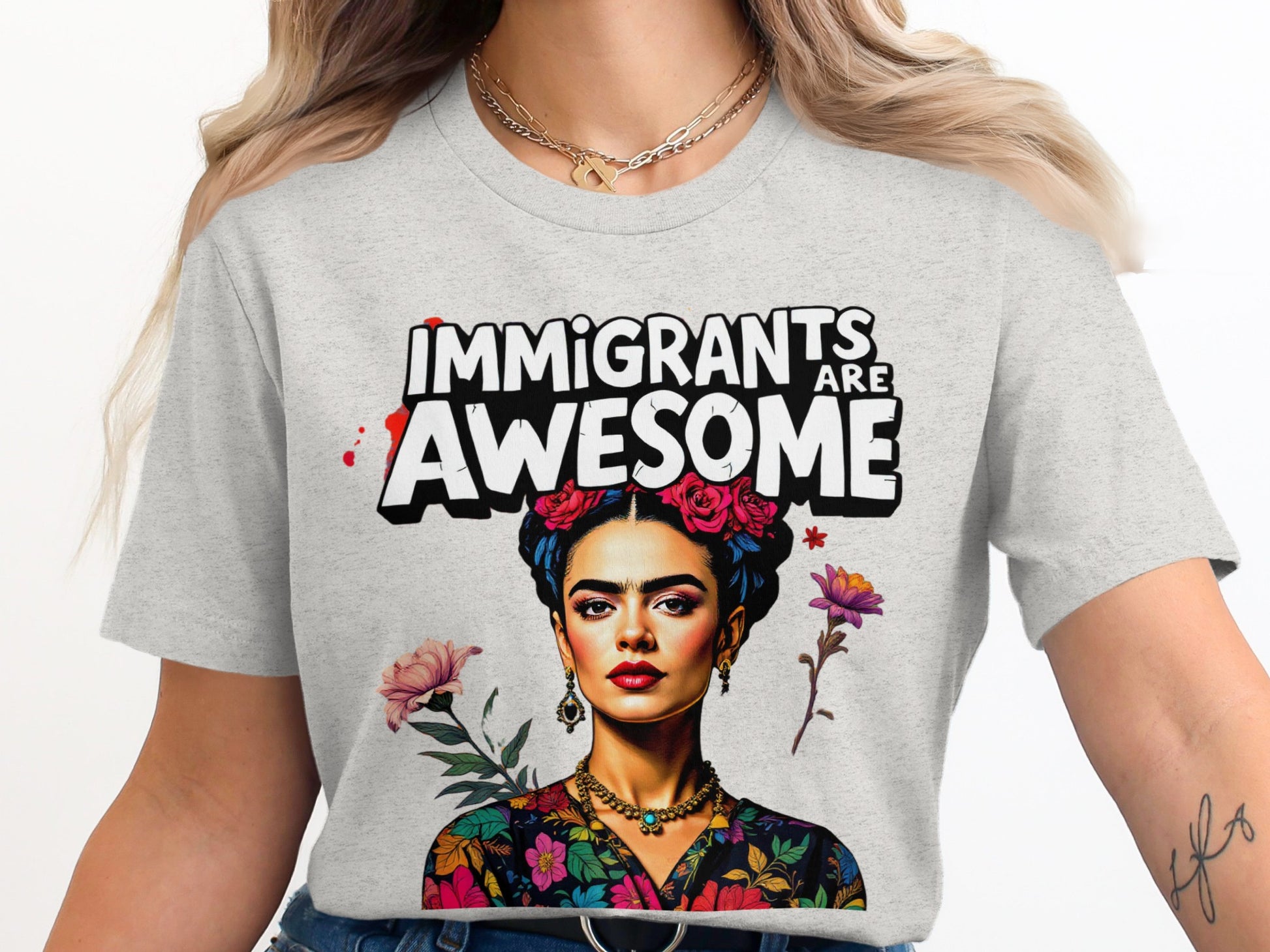 Immigrants Are Awesome Graphic T-Shirt product type
