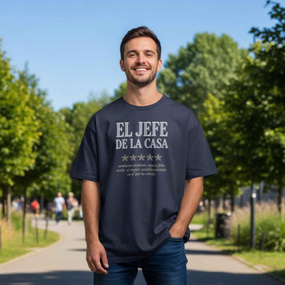 Father's Day 'El Jefe De La Casa' 5-Star Tee El Jefe de la Casa: 5-Star Review T-Shirt