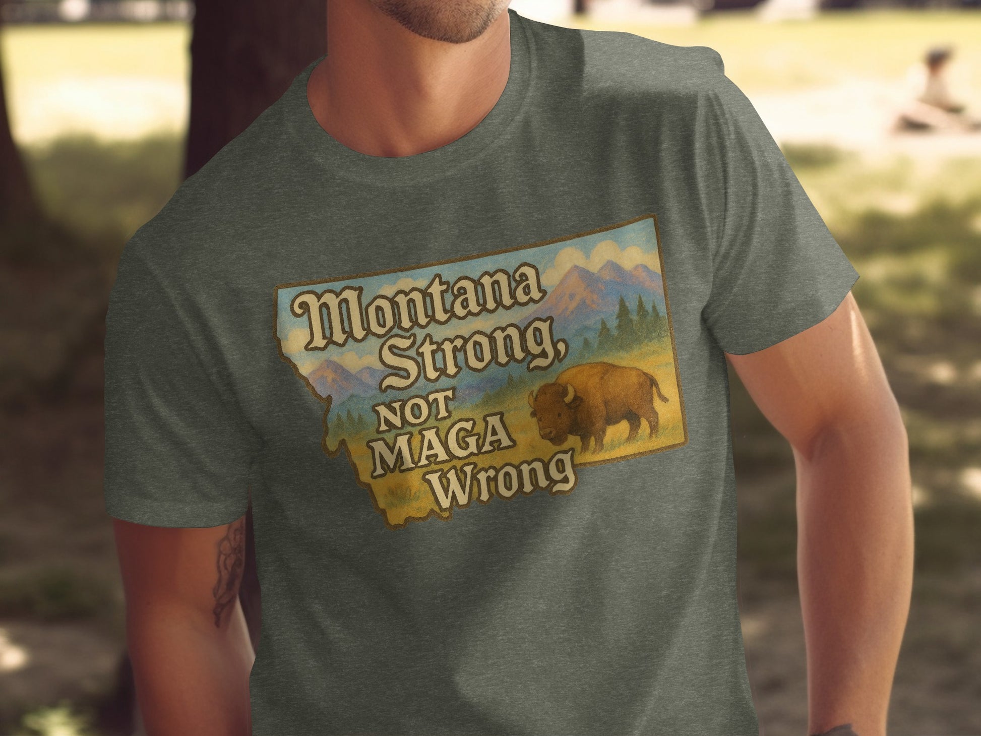 Montana Strong Not MAGA Wrong T-shirt product type