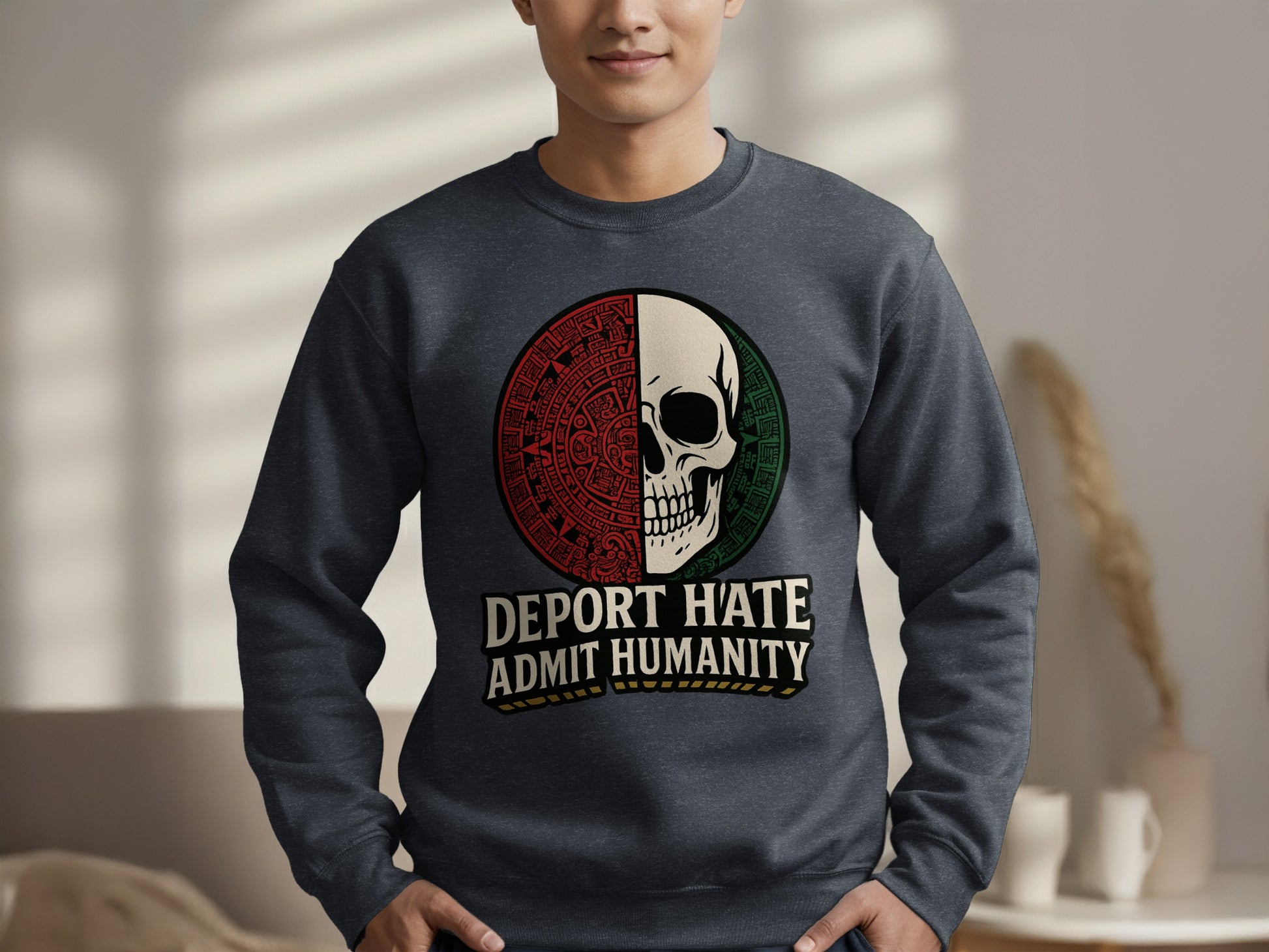 Deport Hate Admit Humanity Graphic Sweatshirt product