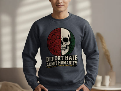 Deport Hate Admit Humanity Graphic Sweatshirt product