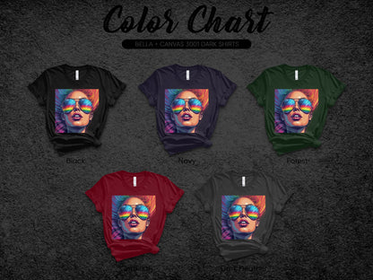 Vibrant Graphic Tee with Pop Art Design Shirt product type