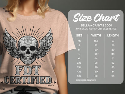 Skull Wings FDT Certified Graphic Tee Product