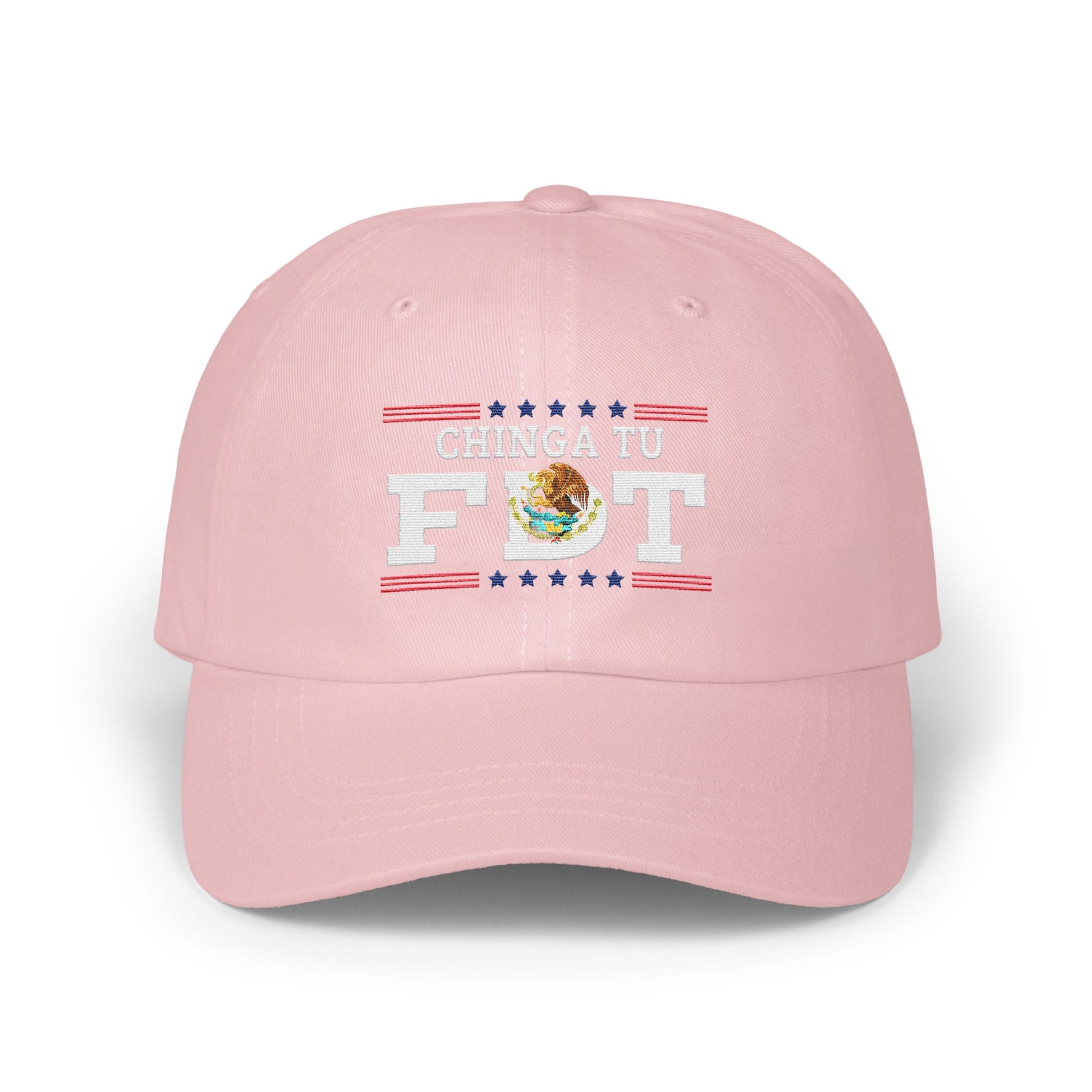 Chinga Tu Fun Unique Pink Dad Hat Embroidered Cap product