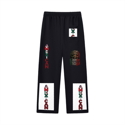 FDT USA FLAG Curved Stripe Straight Sweatpants
