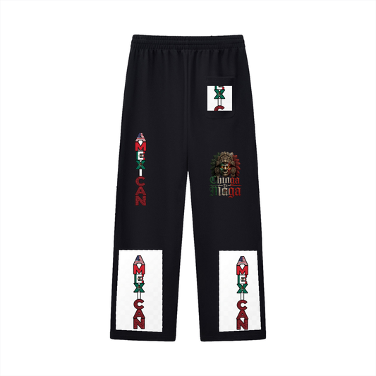 FDT USA FLAG Curved Stripe Straight Sweatpants
