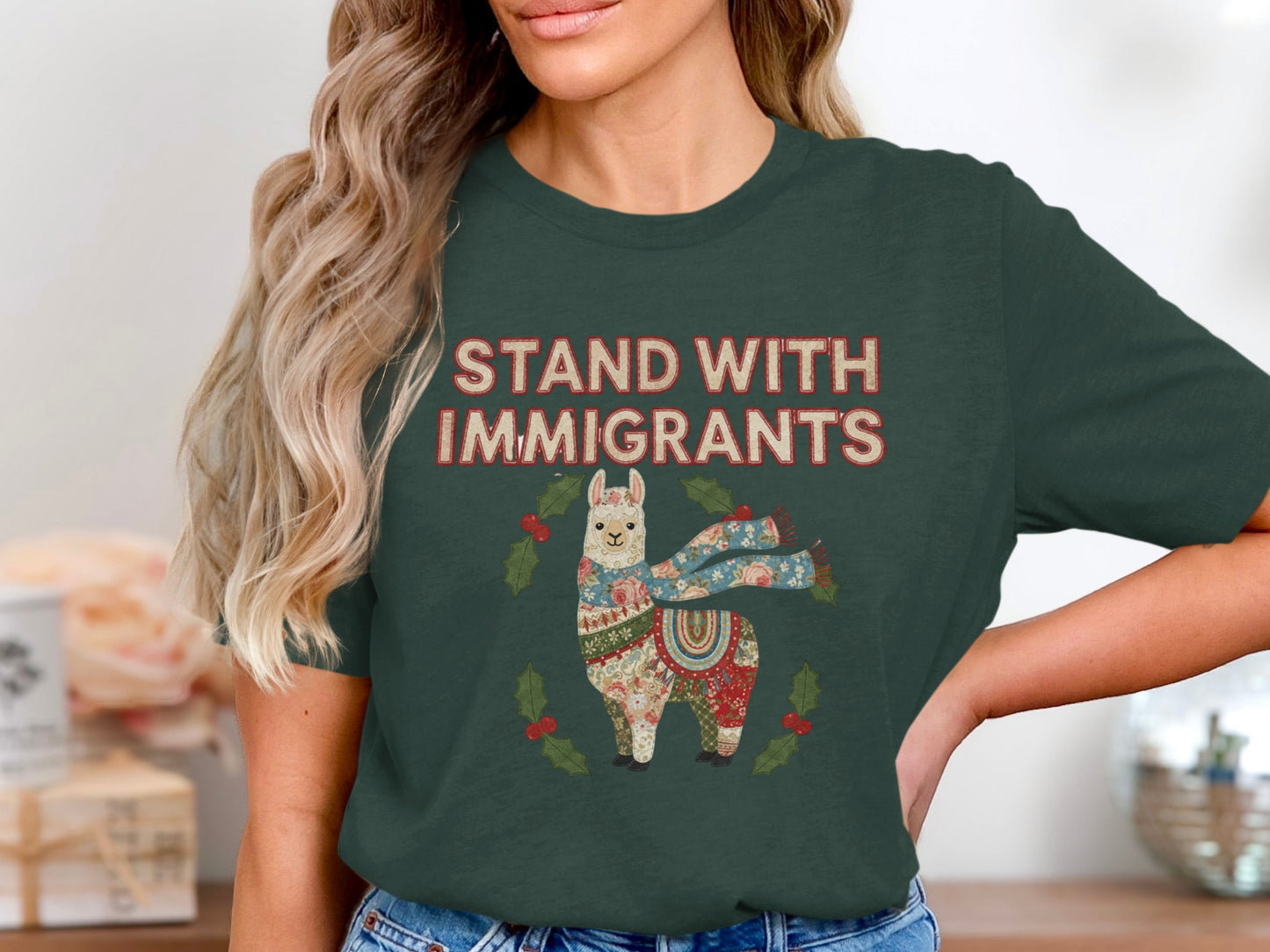 Stand with Immigrants Graphic T-shirt
