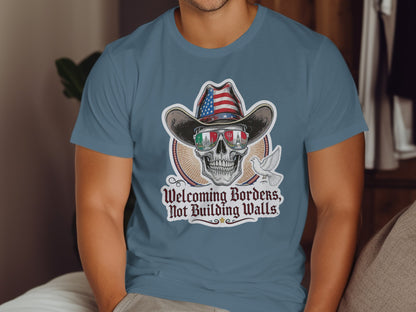 Welcoming Borders Not Building Walls T-shirt product type