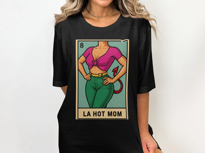LA Hot Mom Graphic Tee Stylish Casual Fashion product