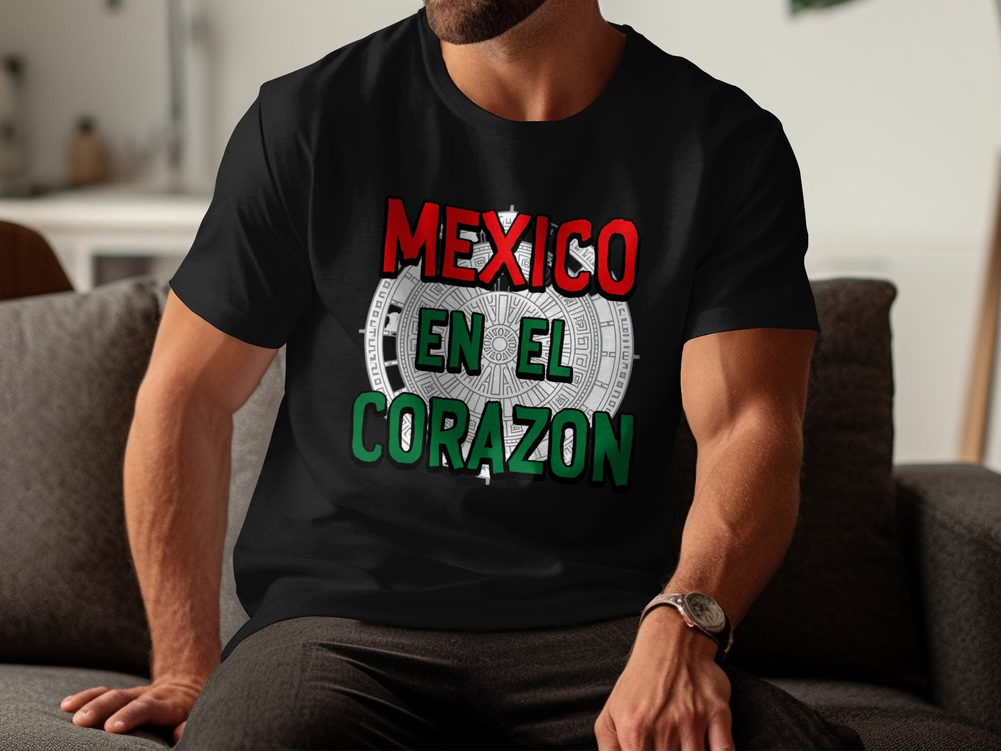 Mexico en el Corazon Graphic Tee Shirt product type