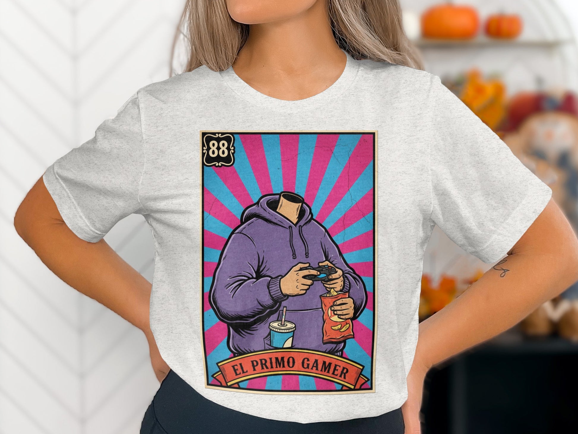 Vibrant El Primo Gamer Graphic Print Shirt product