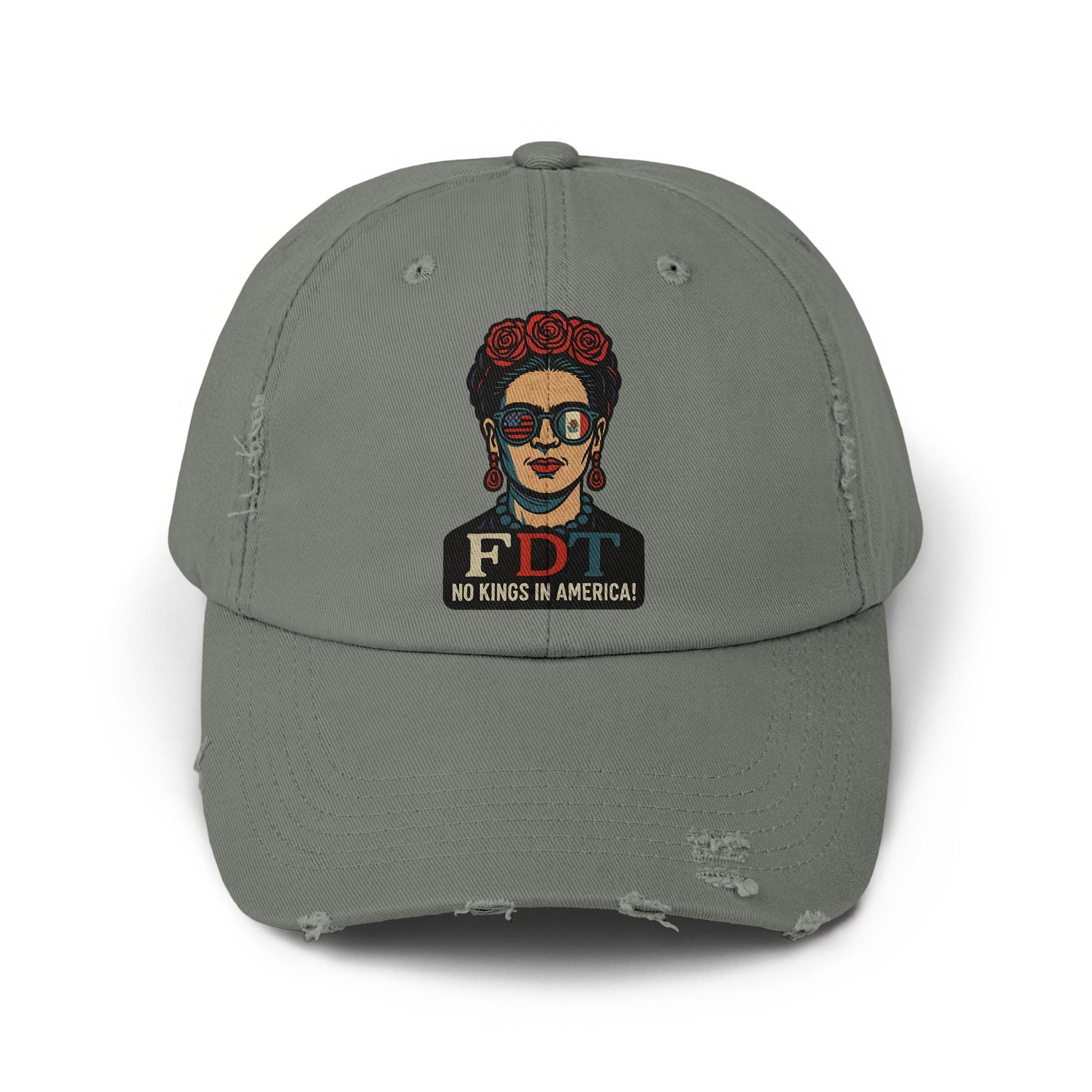Stylish No Kings in America Frida Kahlo Designed Hat