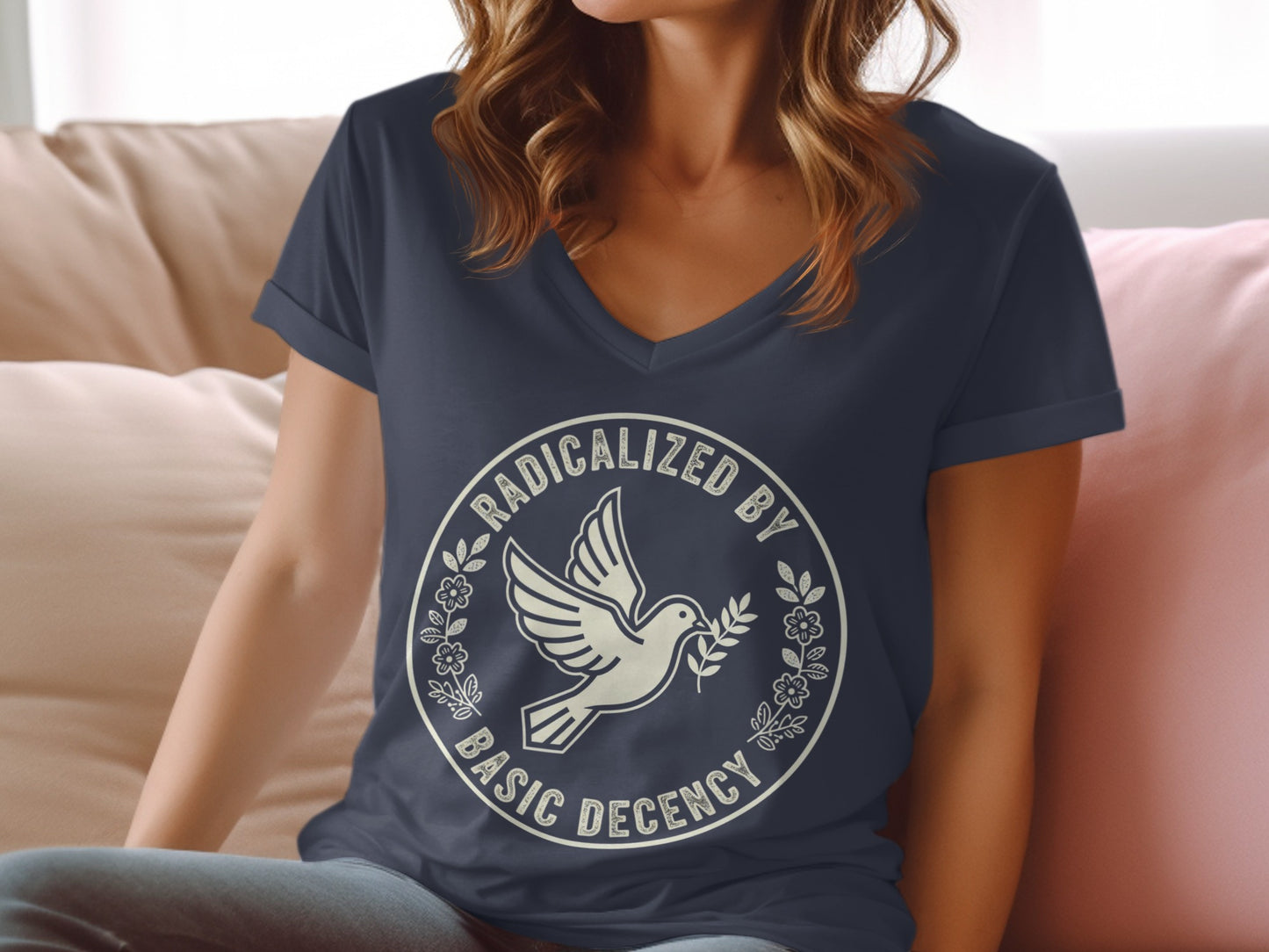 Radicalized By Basic Decency Graphic Tee