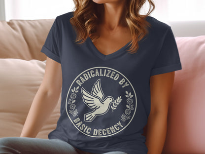 Radicalized By Basic Decency Graphic Tee
