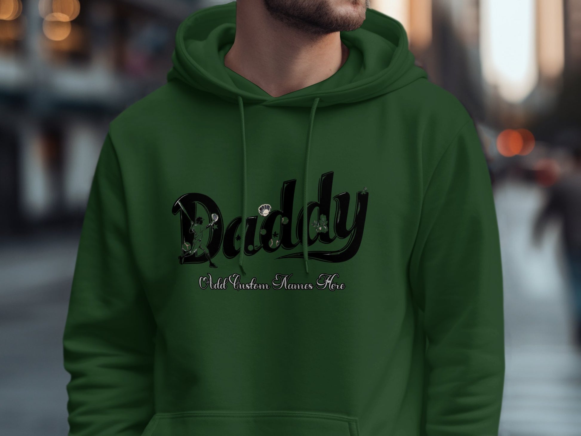 Daddy Old Custom Names Here Hoodie product type